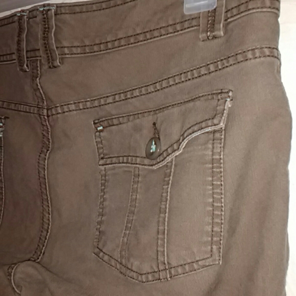Aeropostale brown Capri pants size 11/12 - Picture 6 of 8